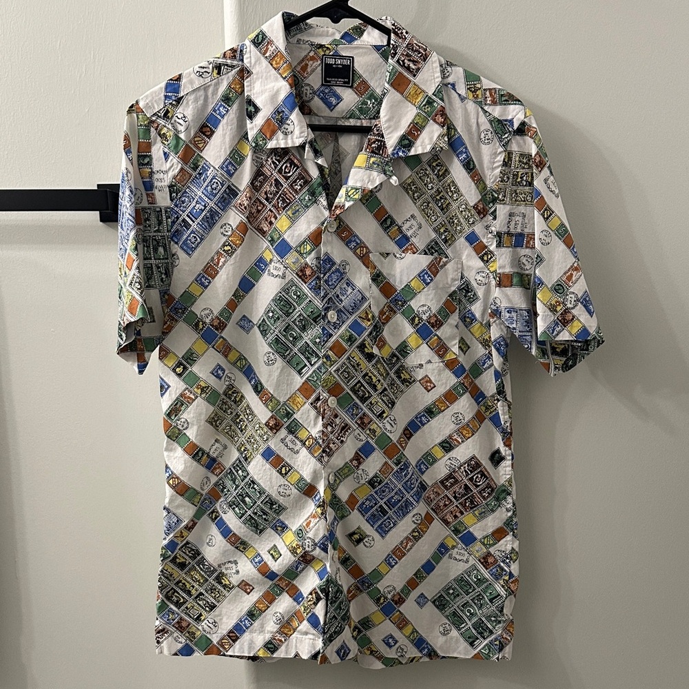 Todd Snyder Stamp print Button Down Shirt